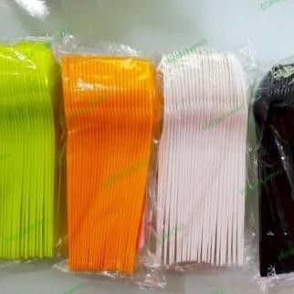 Sendok Garpu plastik set / paket sendok garpu steril premium CS