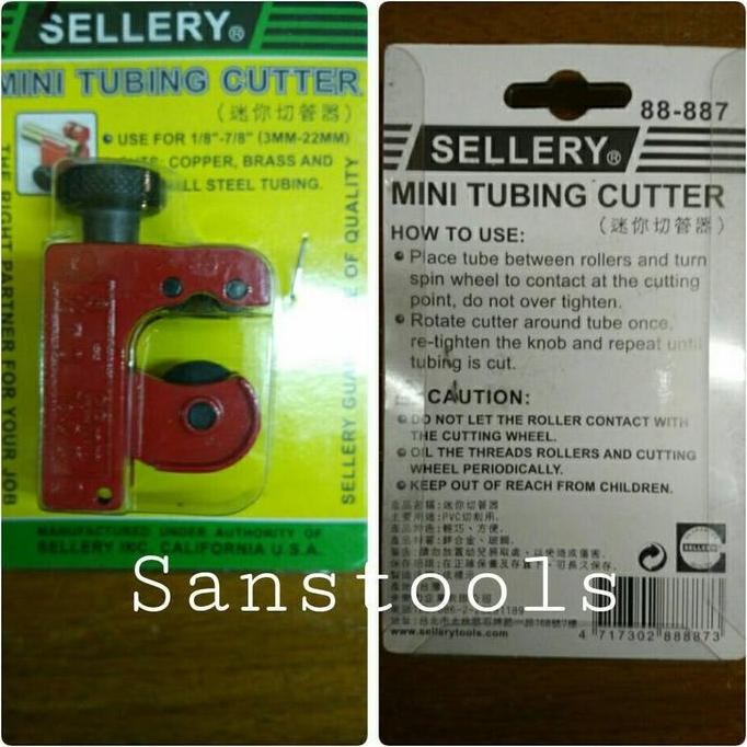 

mini tubing cutter / tube cutter sellery 1/8"-7/8