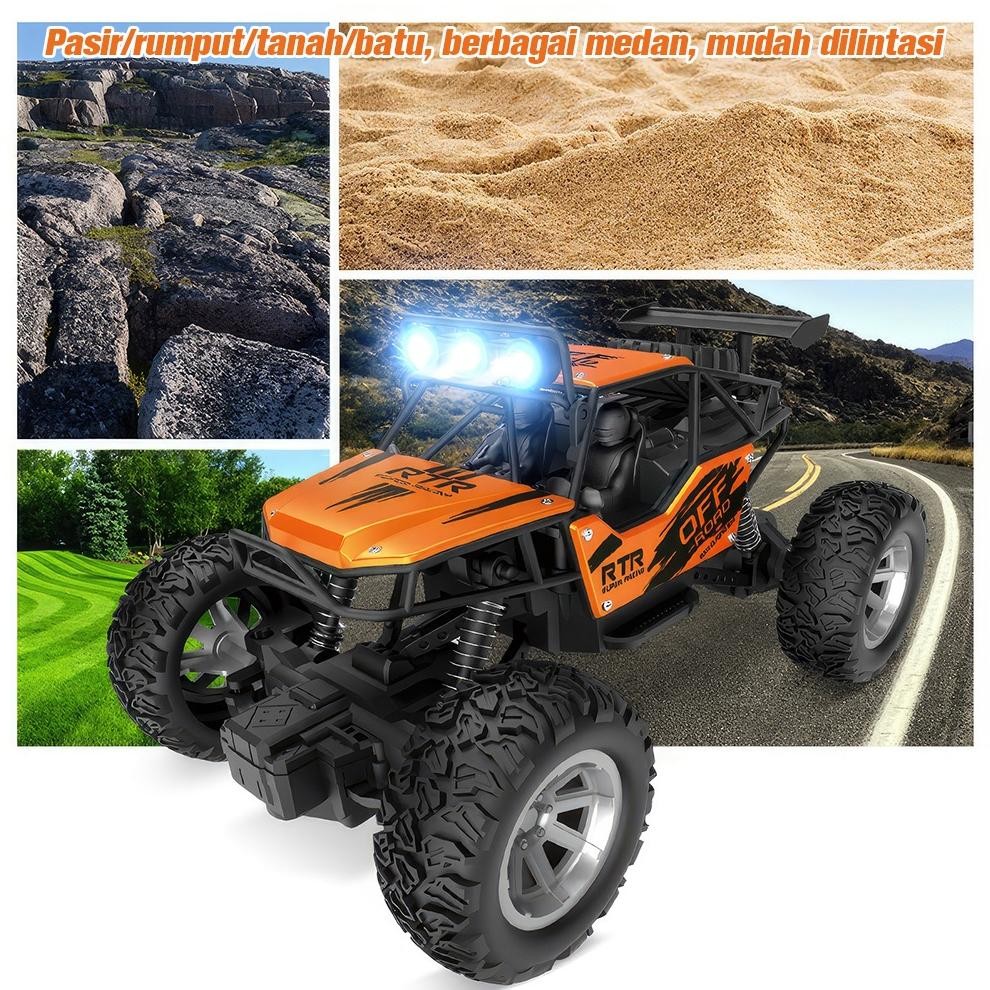 rt-4 et-98 Tatajoy Mainan Mobil Remote Control Offroad Alloy Climbing Car RC Rock Crawler Powerful R