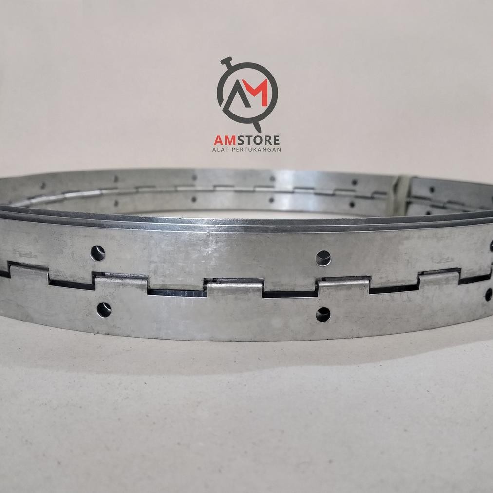 (Terbaru) Engsel Piano Galvanis Tahan Karat - Engsel Pintu Lemari Panjang 0,5m (Terlaris)