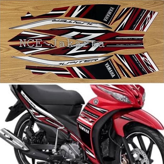 TERBARU STIKER STRIPING JUPITER Z1 2016 MERAH