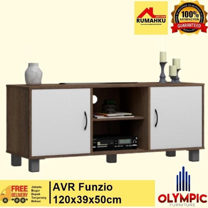 MEJA TV MINIMALIS - RAK TV MINIMALIS - MEJA TV AVR FUNZIO - OLYMPIC