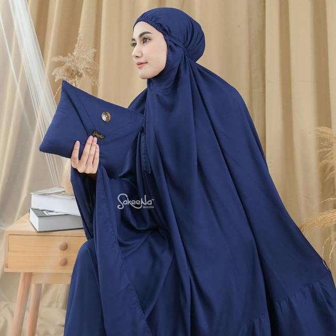 Jual Mukena Bali Polos Preum Jumbo Dewasa Sakeena