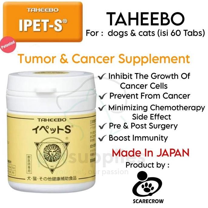 Taheebo Ipet-S Vitamin Tumor Kanker Anjing Kucing Co