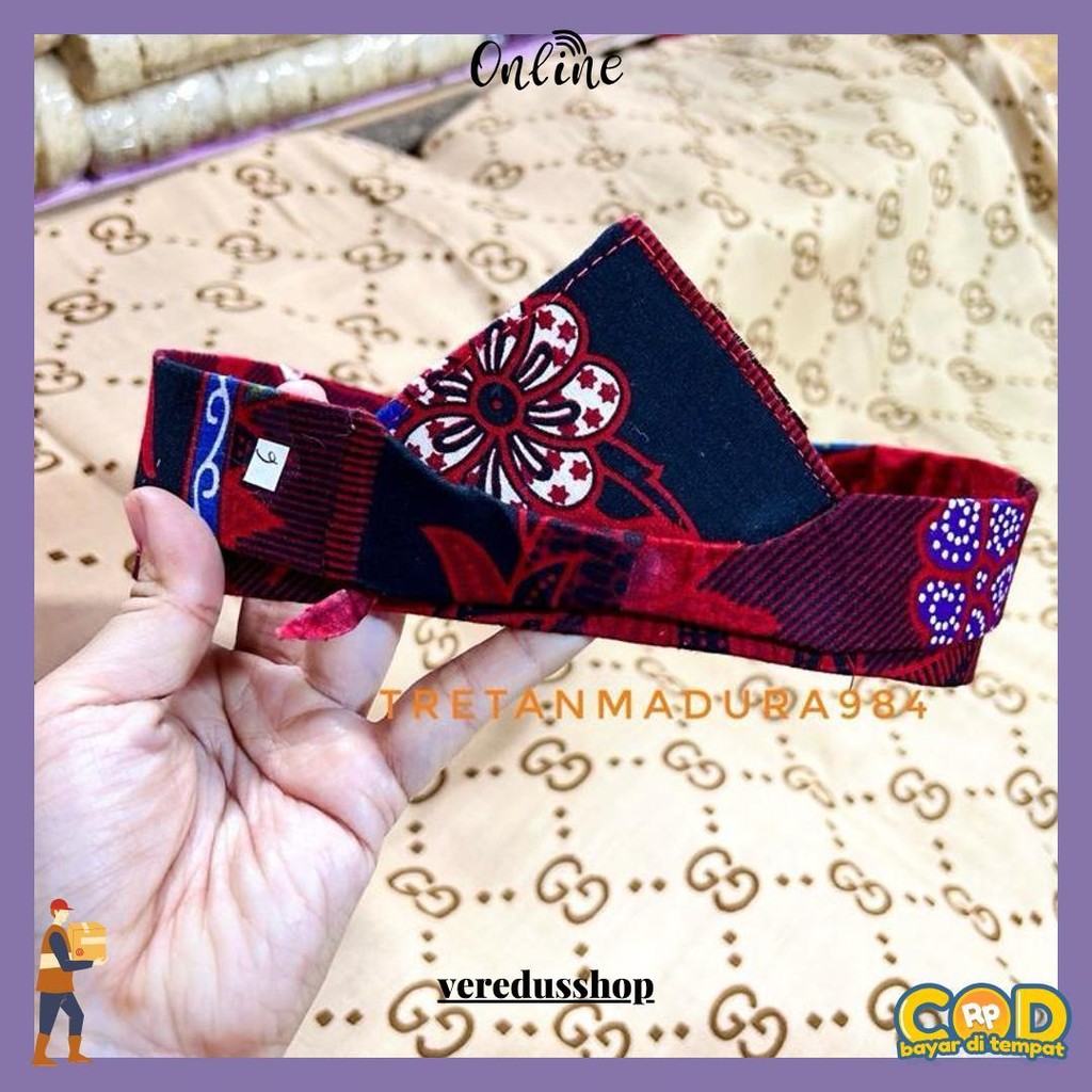 (Bisa Kirim Cepat) Udeng Sakera Madura / Udeng Sakera Khas Madura / Udeng Madura / Udeng Sakera Anak
