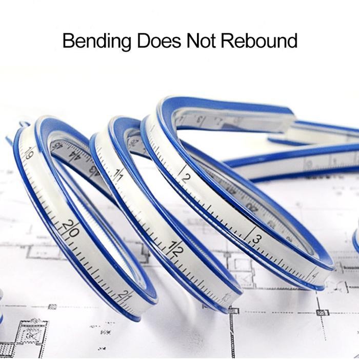 

50Cm Penggaris Jahit Lentur Pola Lengkung Flexible Curve Ruler Ct-50