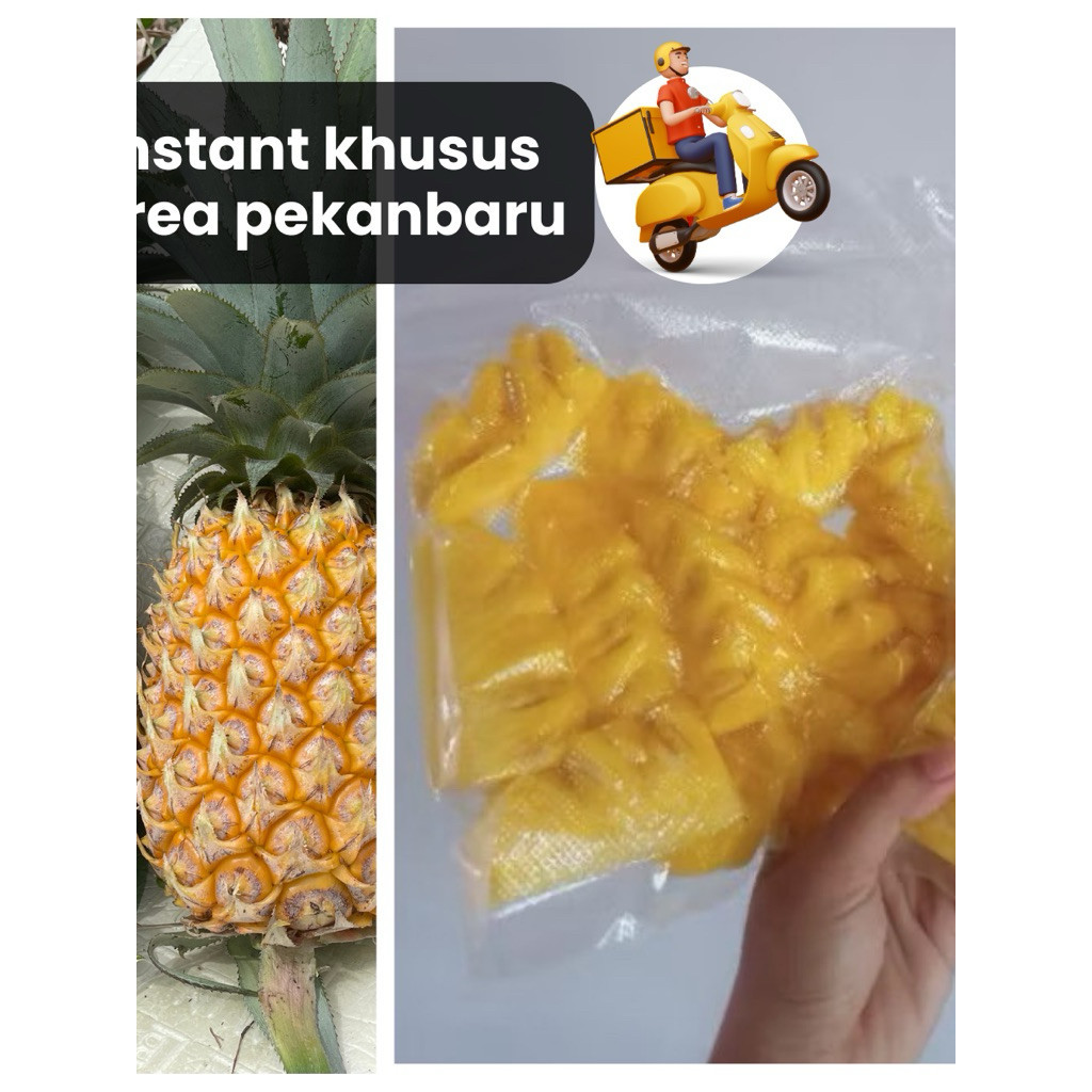 

[]COD[] __ [Instant pekanbaru] Nanas Kupas & Nanas utuh Segar Manis Kualitas Grade Super