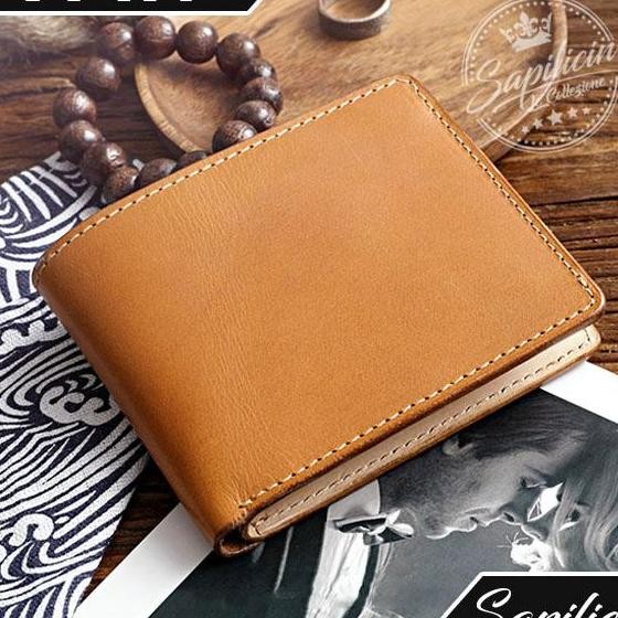 Dompet Kulit Nabati Bifold Wallet Vegetable Tanned Leather Vtw1