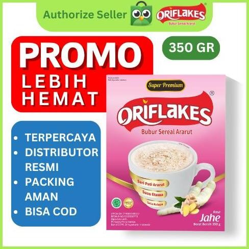 

Oriflakes Gastro 350Gr - Sereal Umbi Garut Atasi Maag Gerd Asam Lambung Asli