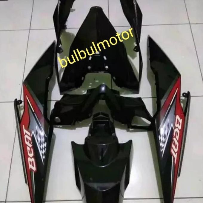 cover body motor beat new hitam 2017 2018 2019