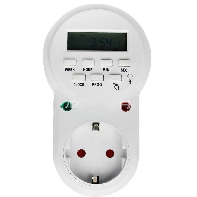 Timer Detik Sensitivitas Detik Switch Digital ON-OFF Hingga per Detik Pengatur waktu otomatis