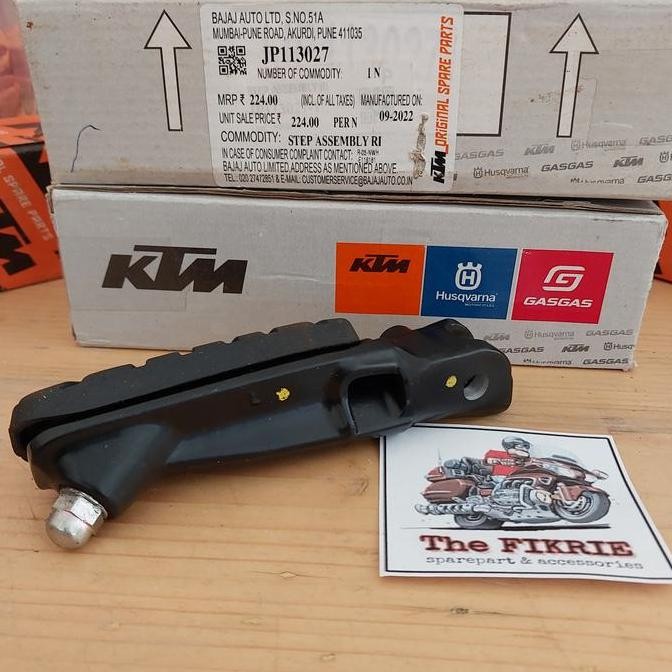 FOOTSTEP DEPAN KTM NEW DUKE RC 200 250 390 PIJAKAN FOOT STEP KAKI KIRI