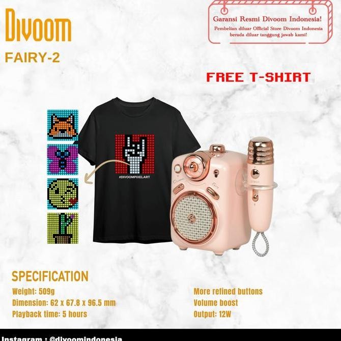 JB Divoom Fairy Multifunction Karaoke Speaker None