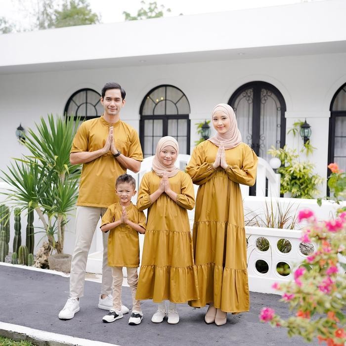 Bsh Kalsandfrey Arundaya Family Set Gamis Koko Kembar Sekeluarga