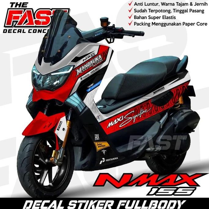 Decal Nmax 155 Old Fullbody Mandalika Racing Kendaraan Motorcycle