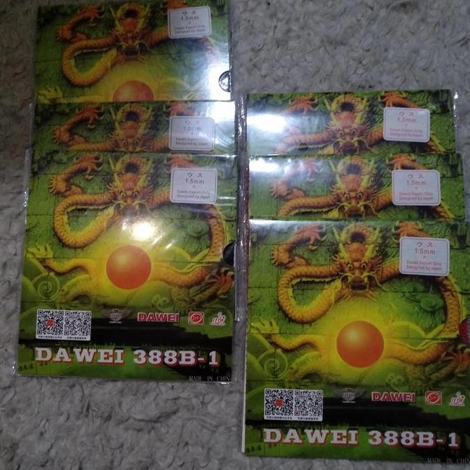 TERMURAH - Karet Bintik Serang / Pendek Dawei 388B-1 SPONGE 1.5mm dan 1.8 mm