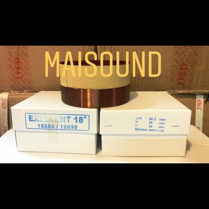 Spul Speaker Exellent 18 Inch Spool 18880 / 18890 Original Dan Terpercaya