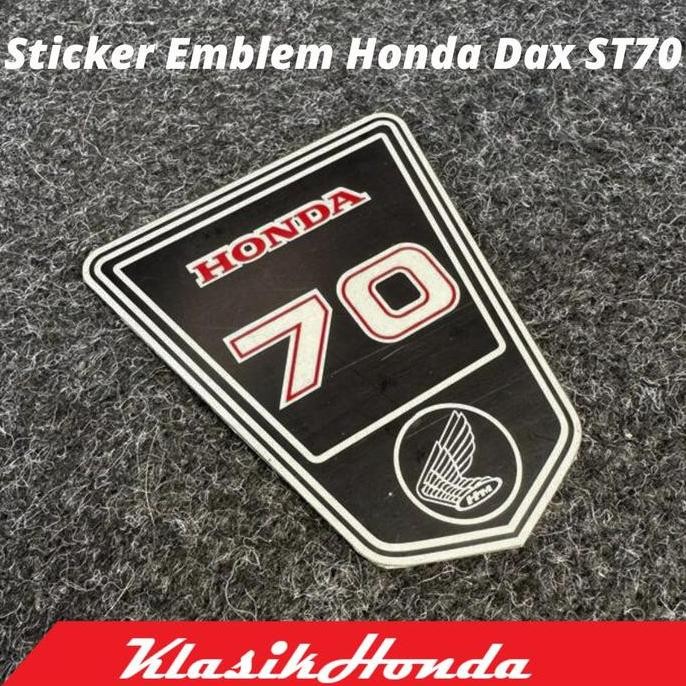 Sticker Almunium Honda Dax ST70 ST 70