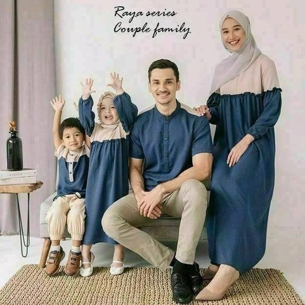 BSH couple keluarga raya couple terbaru  couple hana family raya series sarimbit muslim