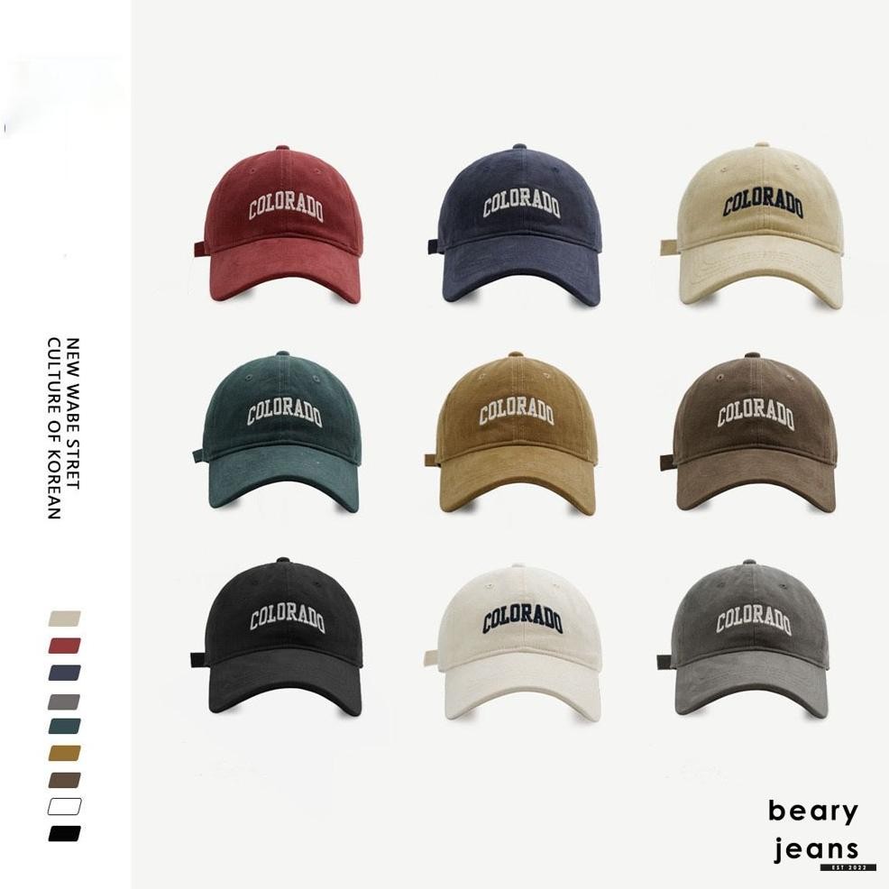 (Terbaru) BEARY JEANS BJ155 | Baseball Cap Topi Baseball COLORADO Topi Baseball Hip -Hop Premium Imp