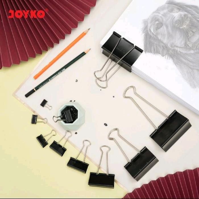 

WSS Binder Clip Joyko 300 (1 Dus/6 Pcs) Metal Stationery Alat