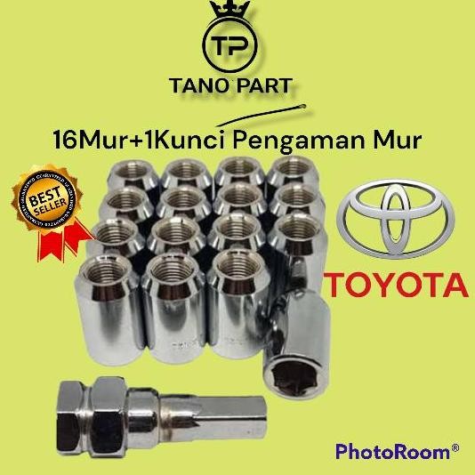 NEW Mur Roda Seneka Racing Baut Lugnut Mobil Toyota Yaris Bahan Baja