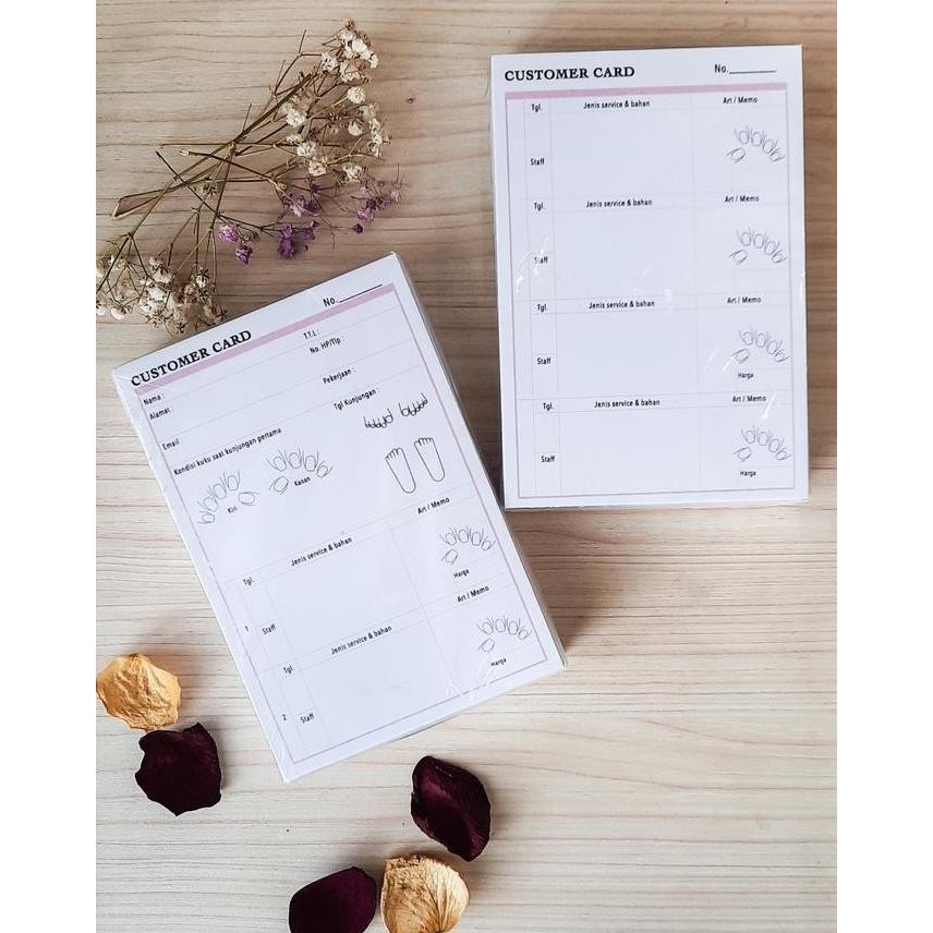 

TERBARU - Customer Card Pink