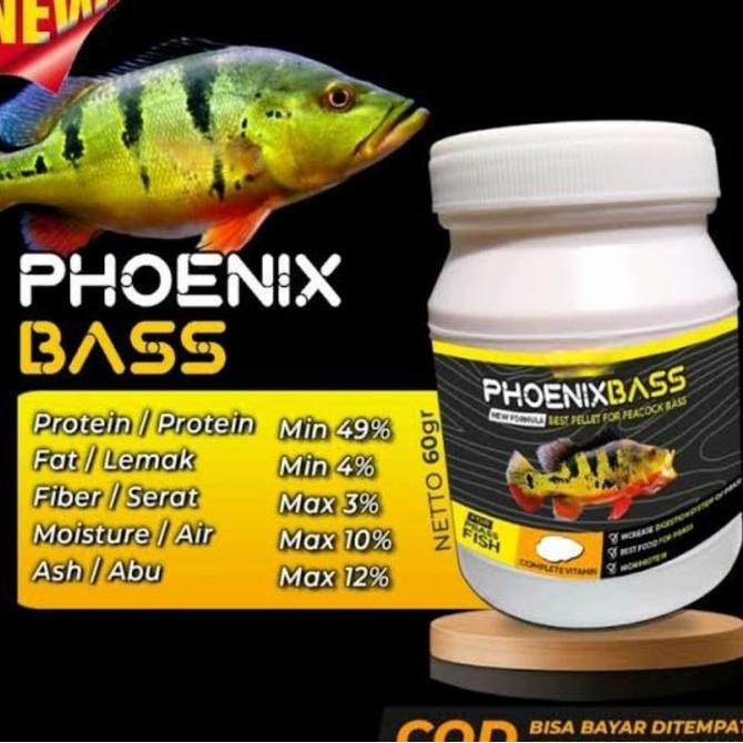 Pakan Ikan Pbass Peacock Bass PHOENIX BASS
