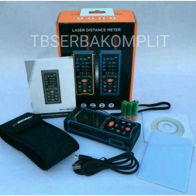 Berkualitas Meteran Laser 120 Meter + Kamera Ukur Jarak 120M Sndway Sw-S120 Asli