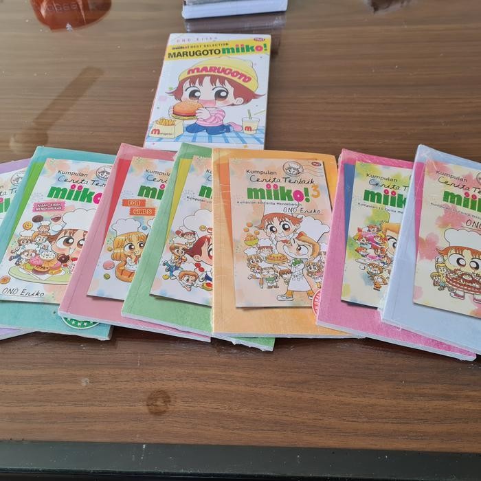 Komik Cerita Terbaik Haii Miko 1-7 set segel ori bonus Marugoto Miiko