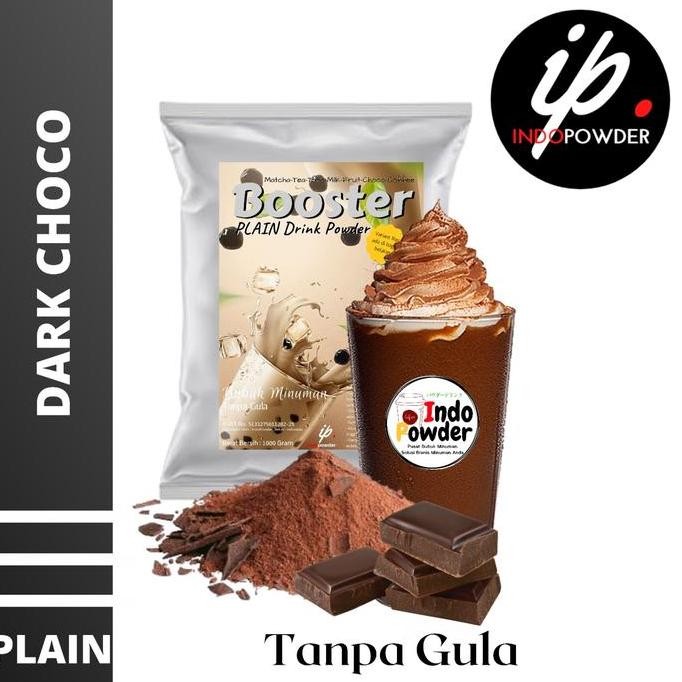 

Baru Plain Bubuk Minuman Dark Choco 1Kg - Serbuk Coklat Hitam Tanpa Gula Premium