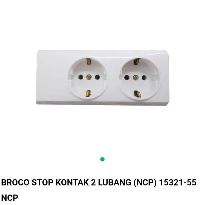 Baru Broco Stop Kontak Arde 2 3 4 Lubang Putih 15321 15330 15340 Model Dinding