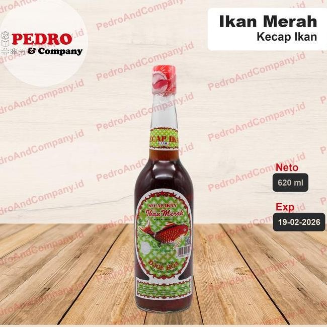 

Djoe Hoa Kecap Ikan Cap Ikan Merah 620 Ml Fish Sauce Soy Sauce Asin
