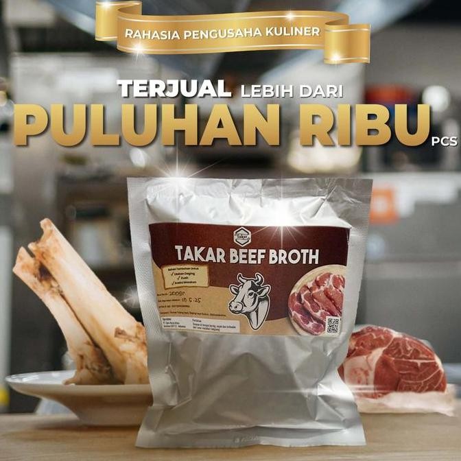 

Beef Broth - Perasa Sapi Murni / Kaldu Sapi Halal / Extrak Sapi 1kg