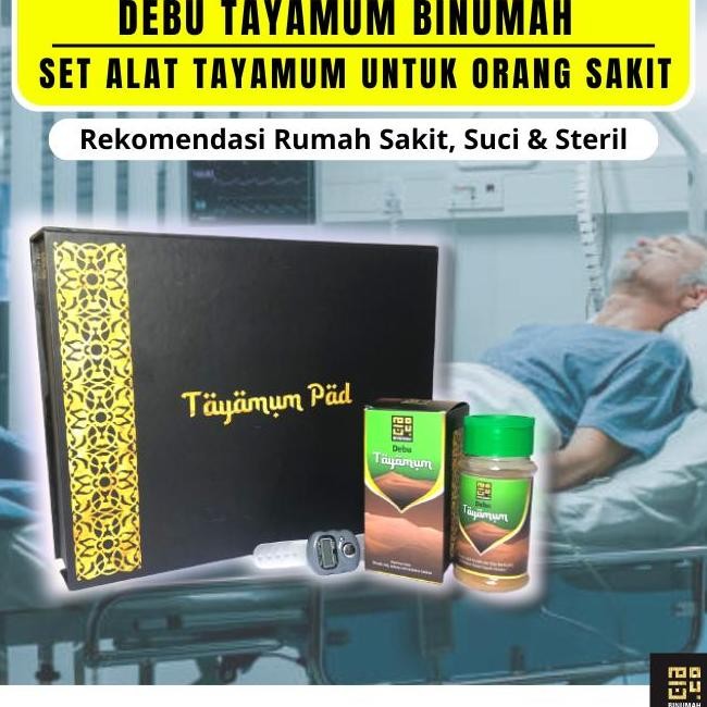 Jual Set Debu Tanah Pasir Binumah Alat Tayamum Pad Kit Untuk Orang Sakit