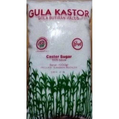 

Castor sugar Gula baking Caster 1 Kg Gula Kastor Butiran Halus