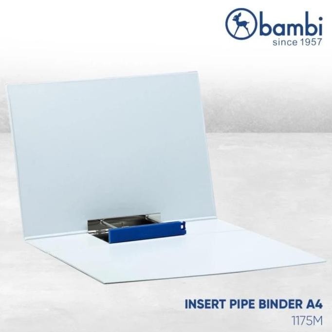 

Ordner Bambi A4 50Mm Insert Pipe Binder 1175M Putih Per 1 Pcs