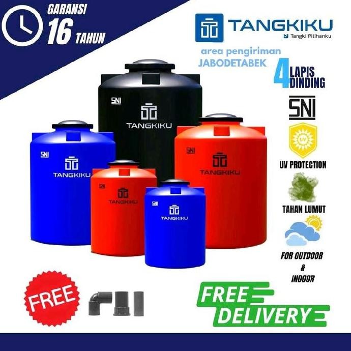 Tangki Air Tp 550 / Toren Tandon Air 500 Liter Sni Garansi Hemat