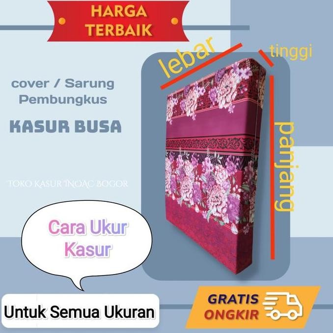 TERLARIS - Sarung / Cover Inoac Kasur, Kasur Lipat, Sofa Lipat, Sofa Bed