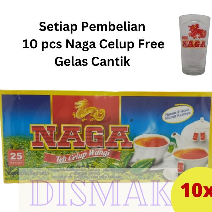 

SALE! TEH NAGA CELUP ISI 10 PCS - TEH CELUP TRADISIONAL MURAH MERIAH