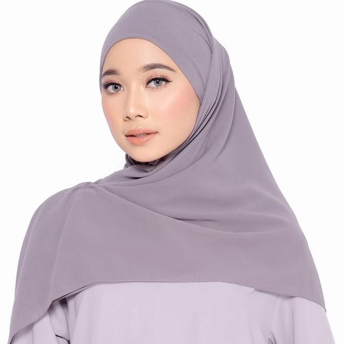 ZM ZASKIA MECCA - AZEL IRON HIJAB INSTAN SEGI EMPAT
