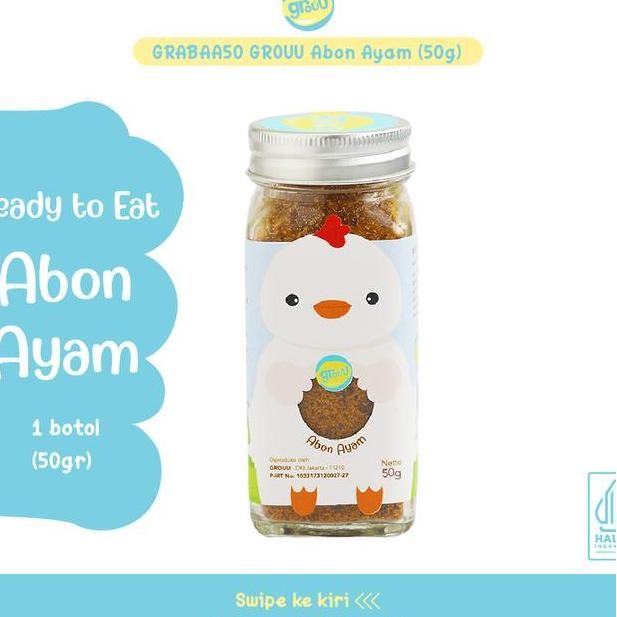 

Grouu Abon Sapi Ayam 50G Booster Mpasi Anak Bayi Non Msg Ready To Eat Makanan Baby 6 Bulan Abon Bayi