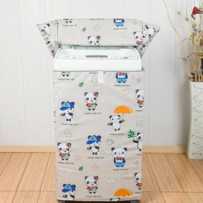 New Cover / Sarung Mesin Cuci 7.5 Kg - 9 Kg Buka Atas 1 Tabung Atas