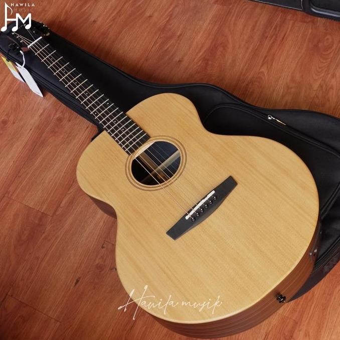 Gitar Akustik Elektrik Enya X1 Pro Ea Sp1 Eq Vintage Natural W/Bag