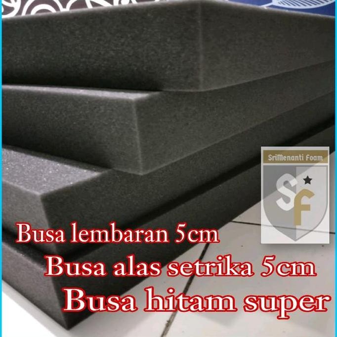 Busa Hitam.Busa Alas Setrika.Busa Alas Setrika 5Cm.Busa Lembaran.Busa Lembaran 5Cm Portabel Rumah Ta