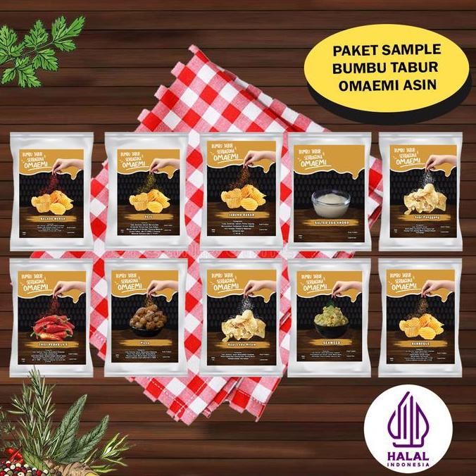 

PAKET SAMPLE HEMAT BUMBU TABUR SNACK
