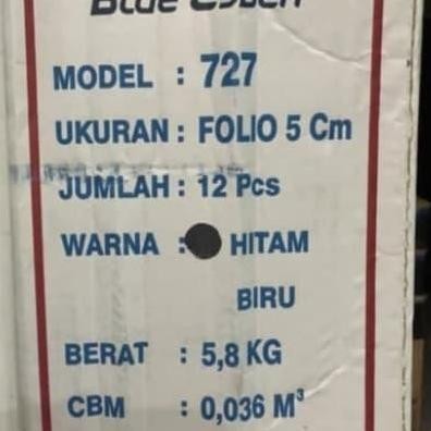 

Odner Bindex 727 /Folio/5 Cmm /Harga Per Dus Isi 12 Pcs