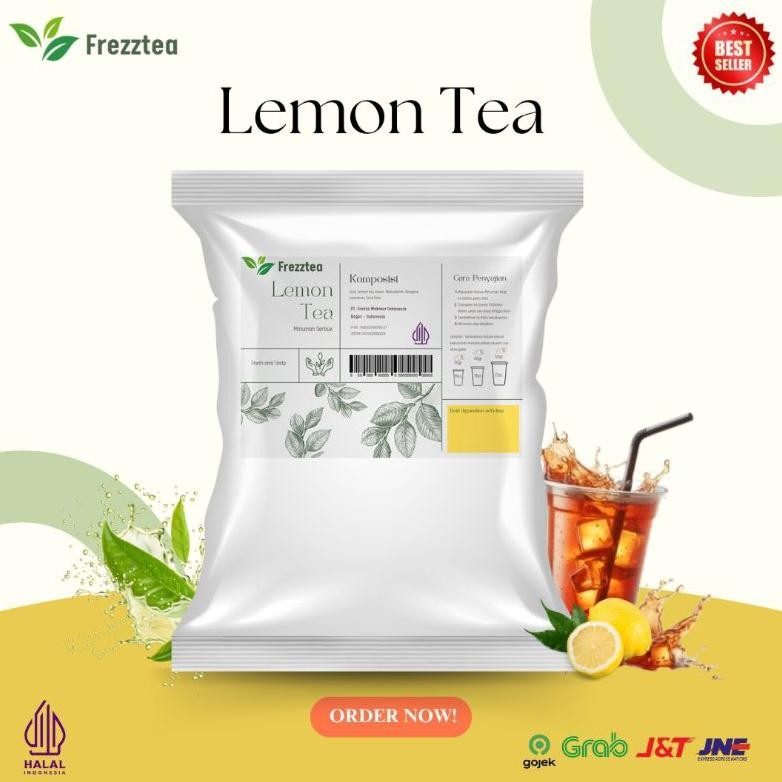 

SALE! FREZZTEA BUBUK MINUMAN LEMON TEA 1KG - POWDER LEMON TEA SEGAR