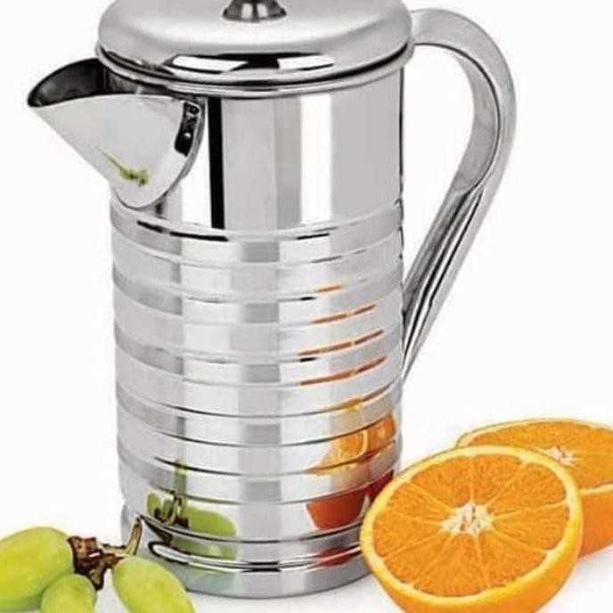 Teko Water Pitcher Jug Stainless 2 Liter Decent Jug