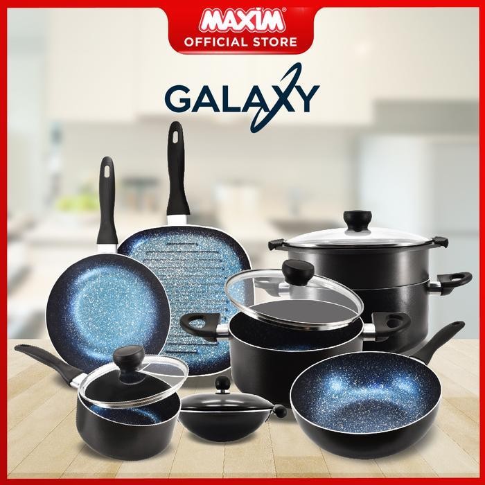 Maxim Galaxy Wajan Teflon Anti Lengket Kecil 17Cm